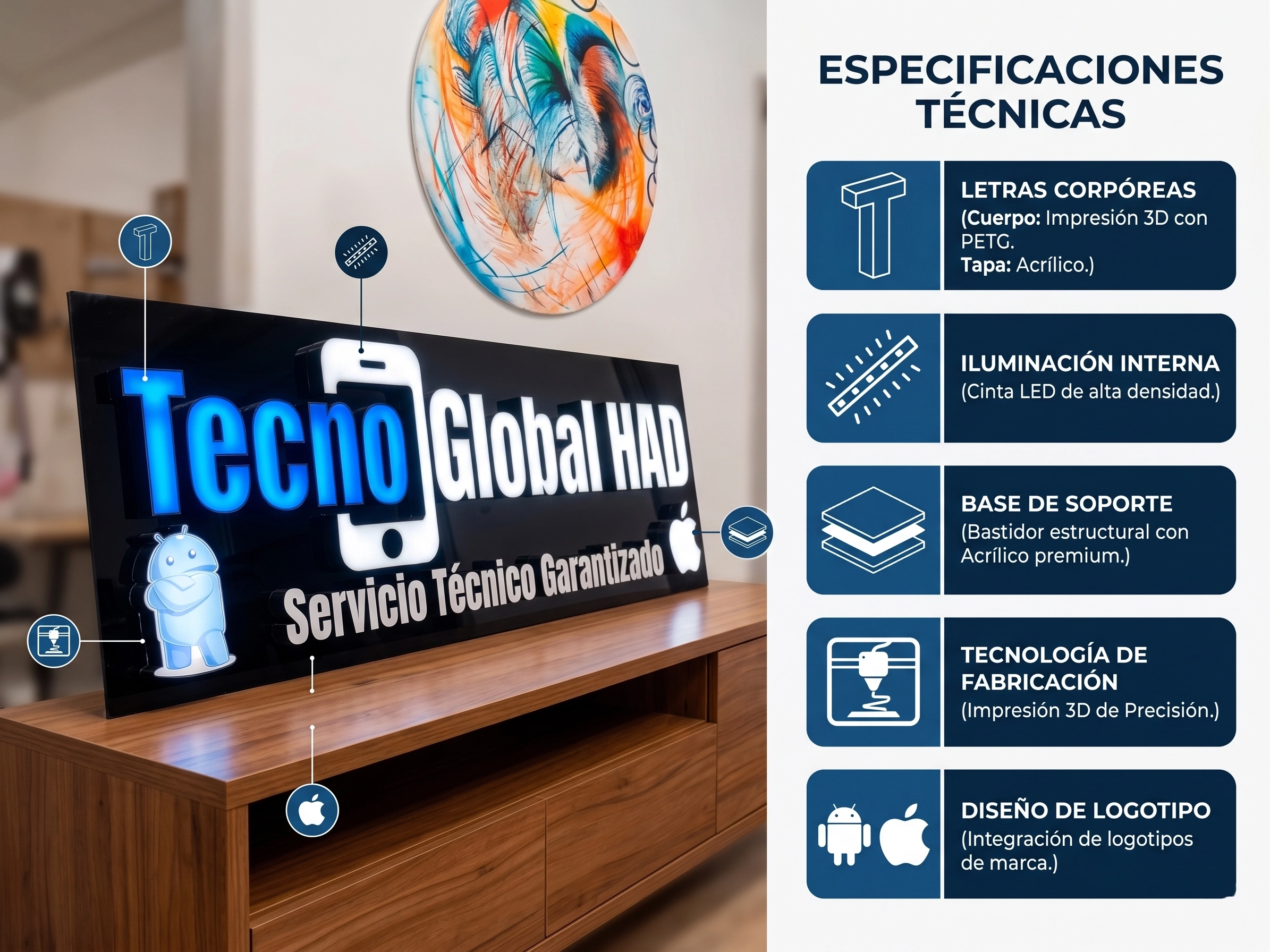 Infografía técnica Tecnoglobal HAD